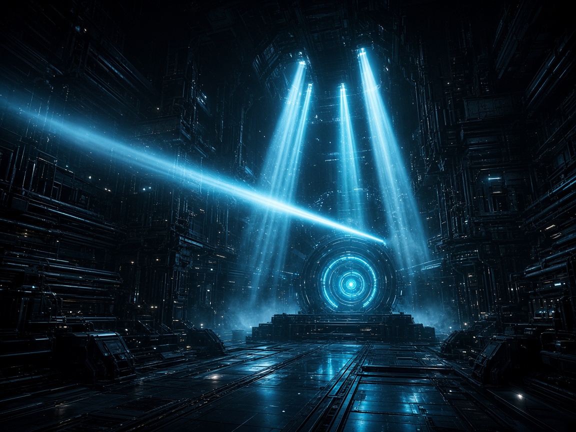 High-energy compute architecture in a dark hall